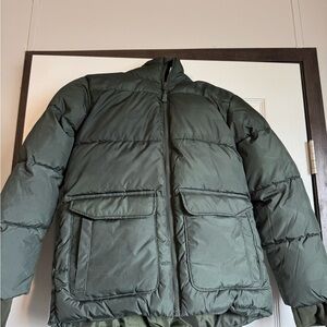 Brand New All in Motion Dark Green Puffer Jacket